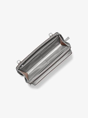 Jet Set Large Pebbled Leather Crossbody Bag