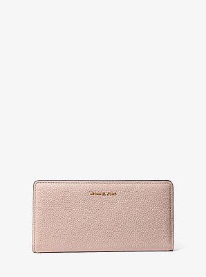 Bryant Large Pebbled Leather Snap-Front Wallet
