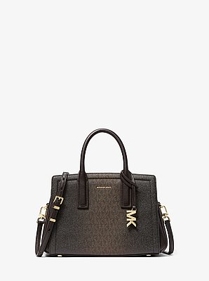 Henkeltasche Laila Small mit Signature-Logomuster