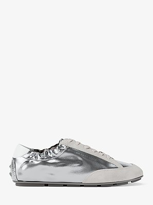 Susie Metallic Leather Trainer