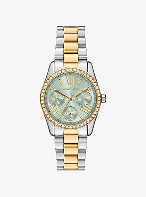 Lexington Pav&eacute; Two-Tone Watch