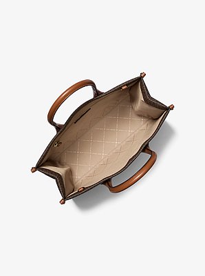 Bolso tote Mirella mediano con logotipo de la marca