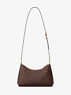 Sac &agrave; &eacute;paule convertible Sammy de taille moyenne &agrave; logo Signature