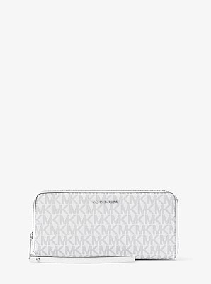 Jet Set Large Signature Logo Continental Wallet