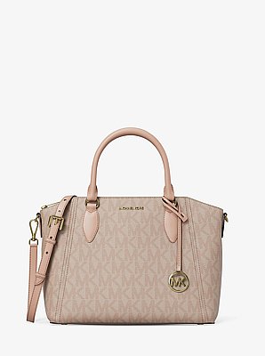 Sienna Medium SIgnature Logo Satchel
