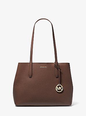Avalon Medium Pebbled Leather Tote Bag