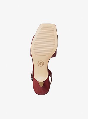 Sandale Merrie Patent &agrave; talon bobine