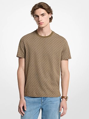 Signature Logo Print Cotton Jersey T-Shirt
