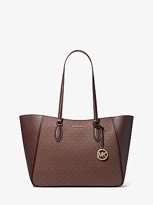 Bolso tote Jet Set Travel grande 3 en 1 con logotipo exclusivo in NUEZ MOSCADA | Michael Kors image number 0