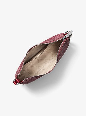 Nayla Medium Signature Logo Messenger Bag