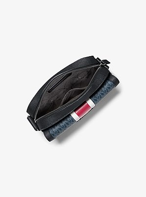 Sac &agrave; bandouli&egrave;re pour cam&eacute;ra Cooper ray&eacute; de taille moyenne &agrave; logo Signature