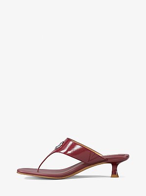 Anneka Patent Thong Sandal