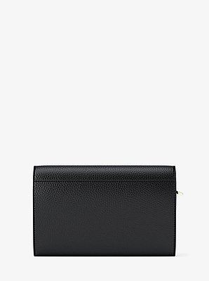 Jet Set Large Pebbled Leather Wallet