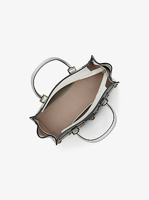 Hamilton Moderne Small Studded Leather Satchel