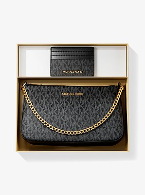 Medium Logo Pouch and Card Case Gift Set