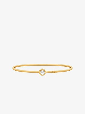 Round Stone Bangle