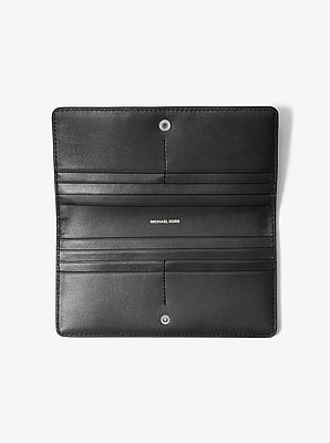 Bryant Large Pebbled Leather Snap-Front Wallet
