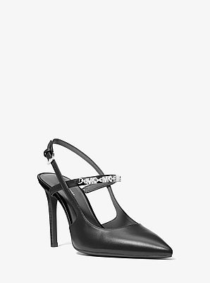 Dina Flex Leather Slingback Pump