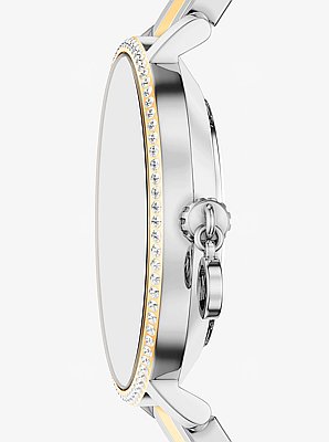 Mini Pyper Pav&eacute; Two-Tone Watch