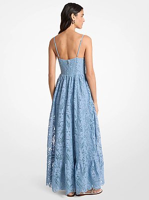 Corded Floral Lace Maxi Dress