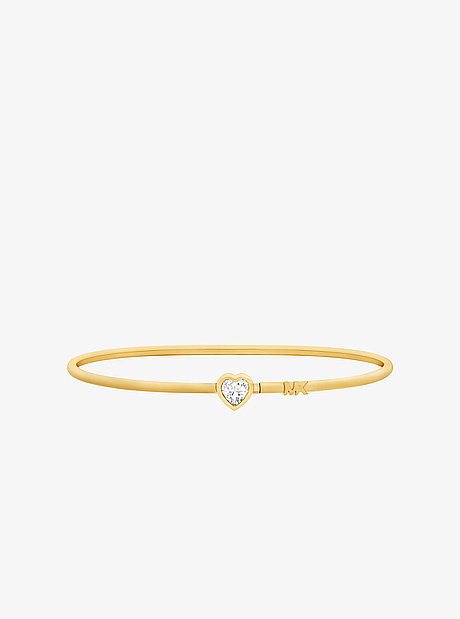 Heart Stone Bangle