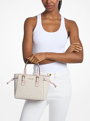 Tr&egrave;s petit sac &agrave; bandouli&egrave;re convertible Voyager &agrave; logo Signature