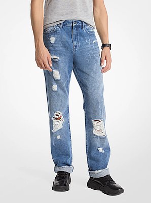 Jeans Finn effetto consumato