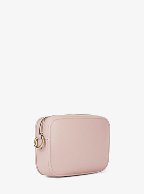 Jet Set Large Pebbled Leather Camera Crossbody Bag