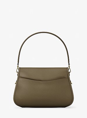 Holmes Medium Pebbled Leather Convertible Messenger Bag