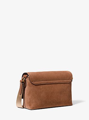 Hudson Mini Suede Messenger Bag