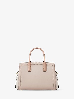 Laila Extra-Small Color-Block Leather Crossbody Bag