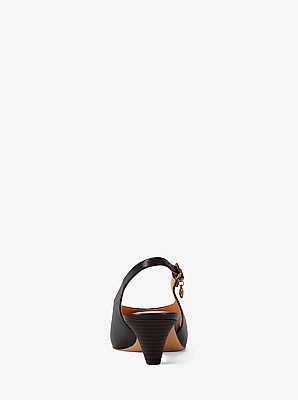 Tonya Leather Slingback Pump