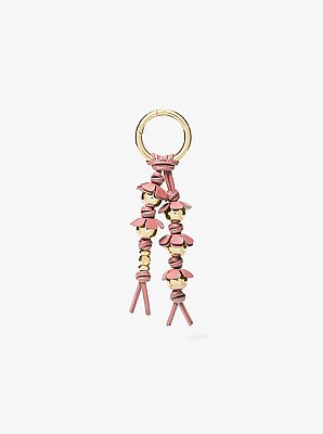 Embellished Floral Bag Charm