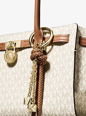 Hamilton Moderne Small Signature Logo Satchel