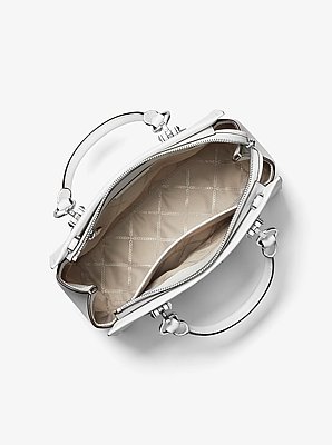 Bolso satchel Marilyn mediano de piel saffiano