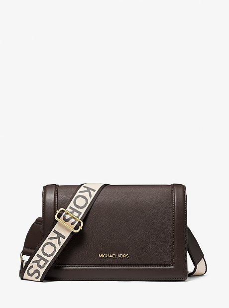 Jet Set Large Saffiano Leather Crossbody Bag