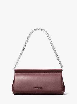Carmine Medium Leather Pochette