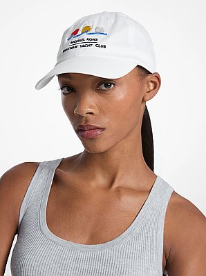 Gorra de b&eacute;isbol de algod&oacute;n Michael Kors x Montauk Yacht Club