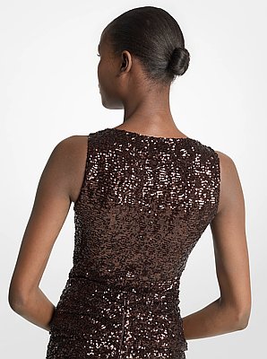 Sequined Stretch Bodysuit