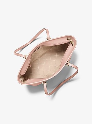 Shopper Jet Set aus Saffianleder mit Anh&auml;nger