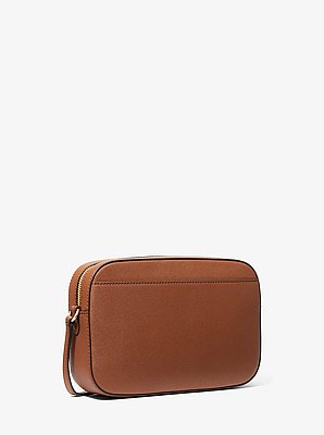 Jet Set Large Saffiano Leather Crossbody Bag