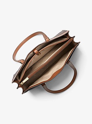 Bolso tote Jet Set grande con logotipo exclusivo