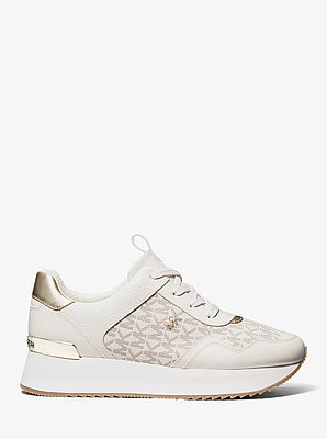 Sneaker Raina met plateauzool en kenmerkend logo