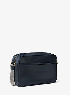 Bolsa cruzada Jet Set grande de gabardina de nailon