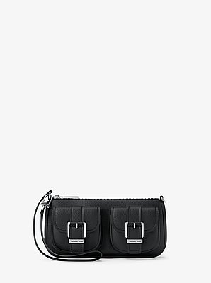 Zoe Small Pebbled Leather Pochette