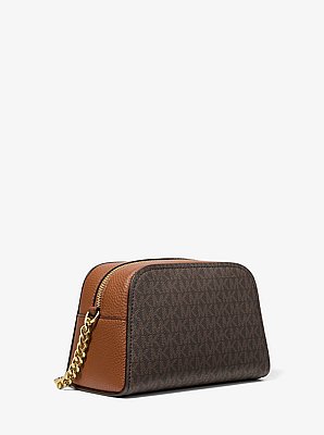 Ashton Extra-Small Signature Logo Camera Crossbody Bag