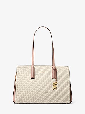 Sac fourre-tout Laila de taille moyenne &agrave; logo Signature