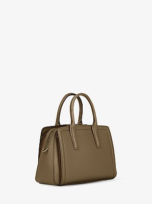 Henkeltasche Laila Small aus gekrispeltem Leder
