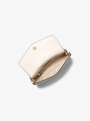 Bandolera Kacey extrapeque&ntilde;a con logotipo exclusivo y acabado liso