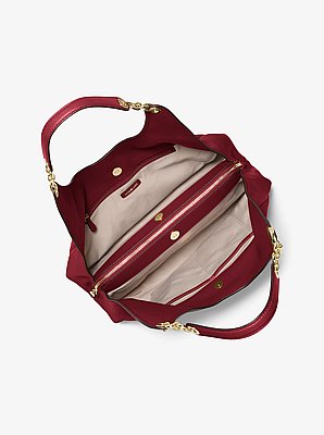 Borsa a spalla Ellie grande in pelle martellata